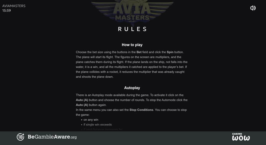 Aviamasters Rules