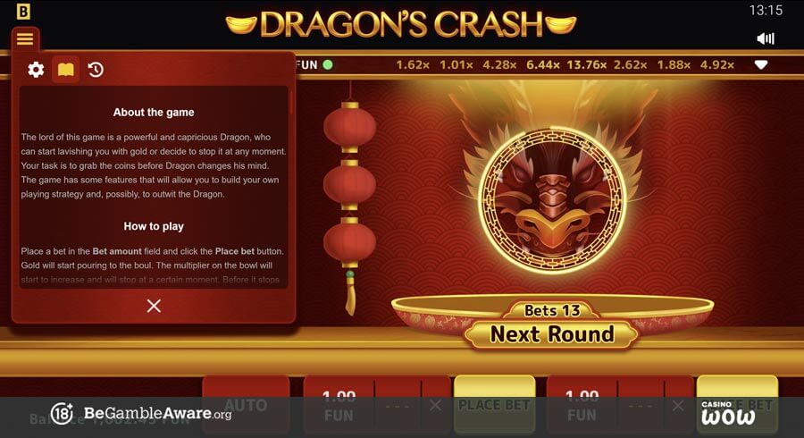 Dragon's Crash Rules