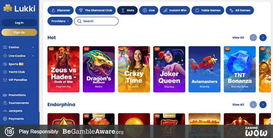 Lukki Casino Games