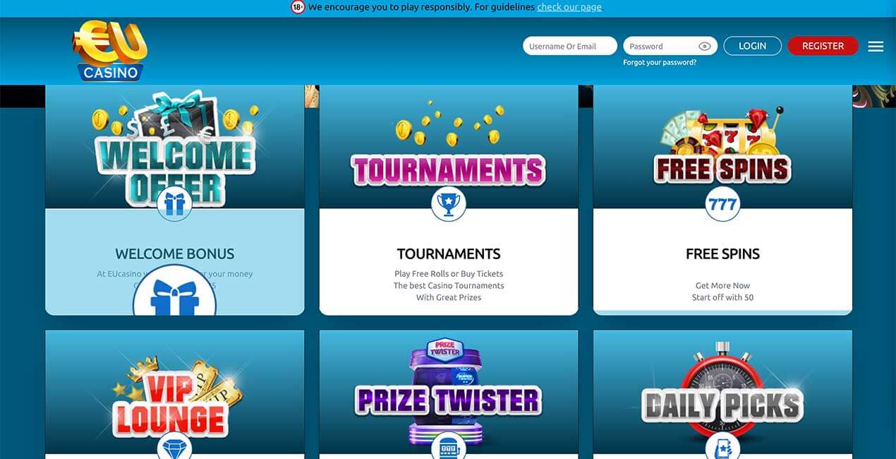 EUcasino Promotions