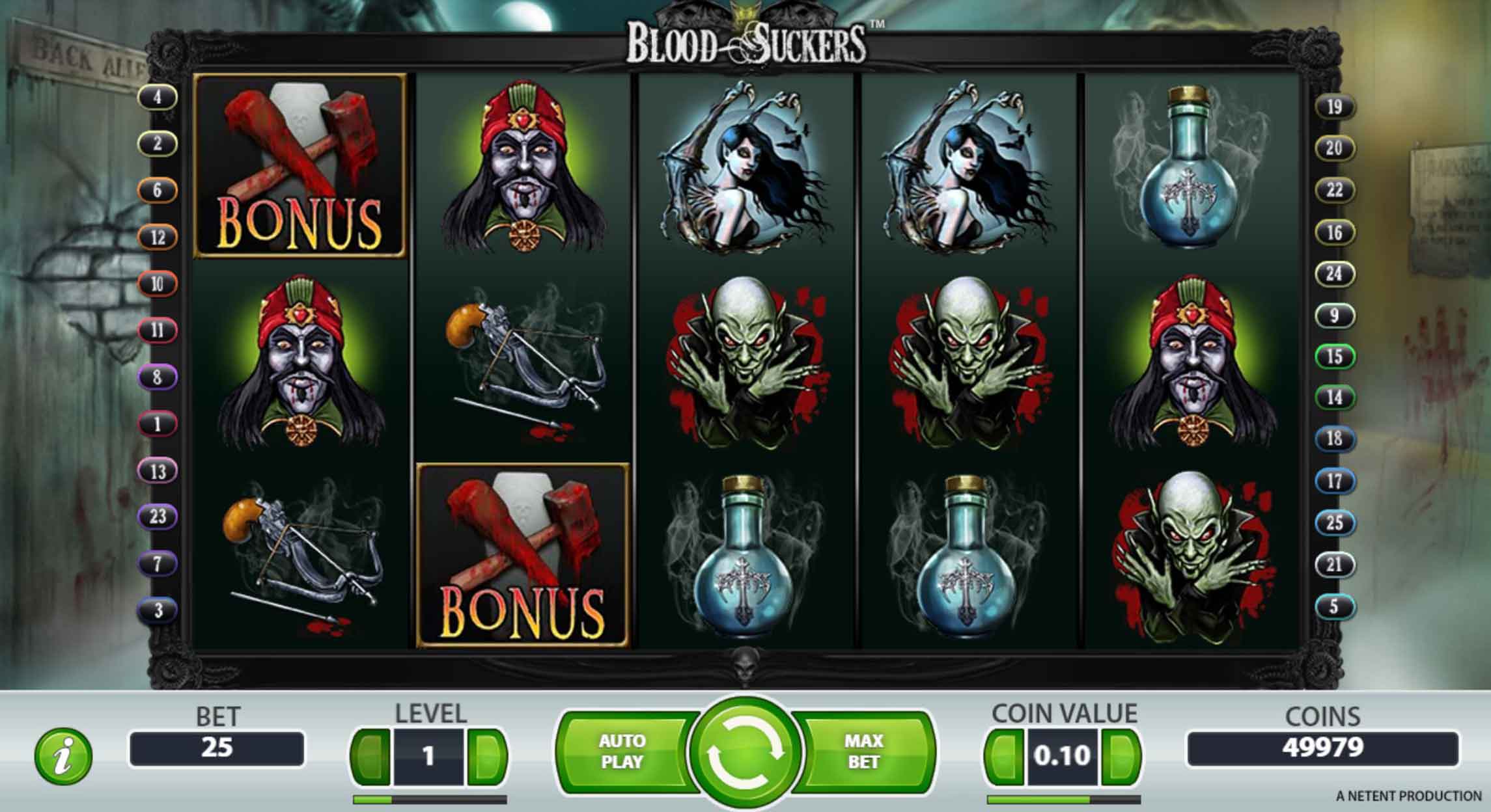 Blood Suckers - Online Slot by NetEnt