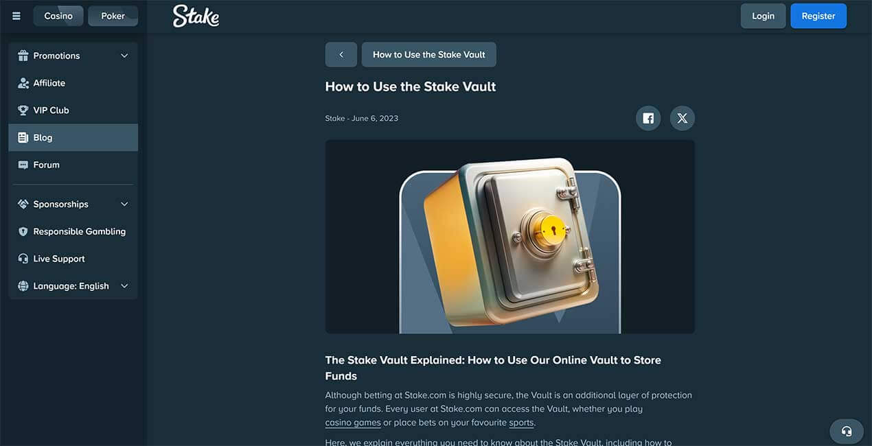 Stake Vault