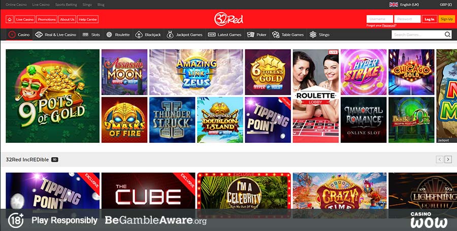 32Red Casino Games