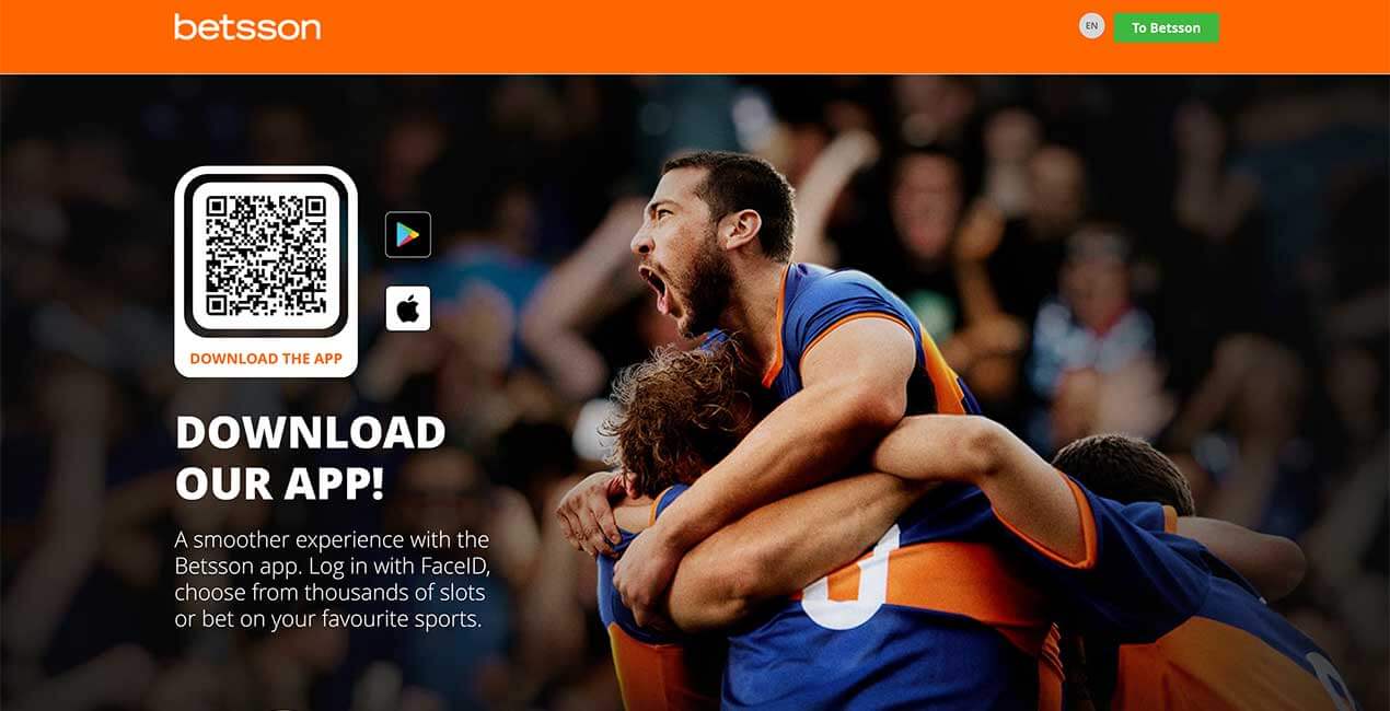 Betsson casino mobile app
