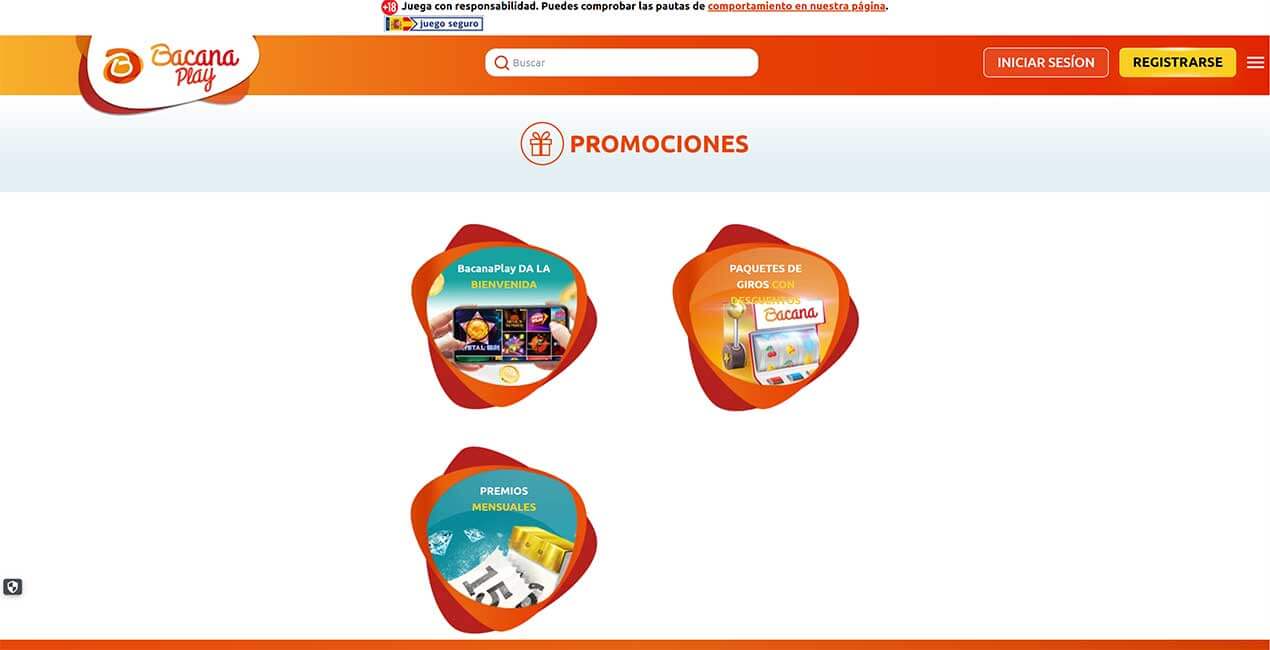 Promotions at Bacana Play casino