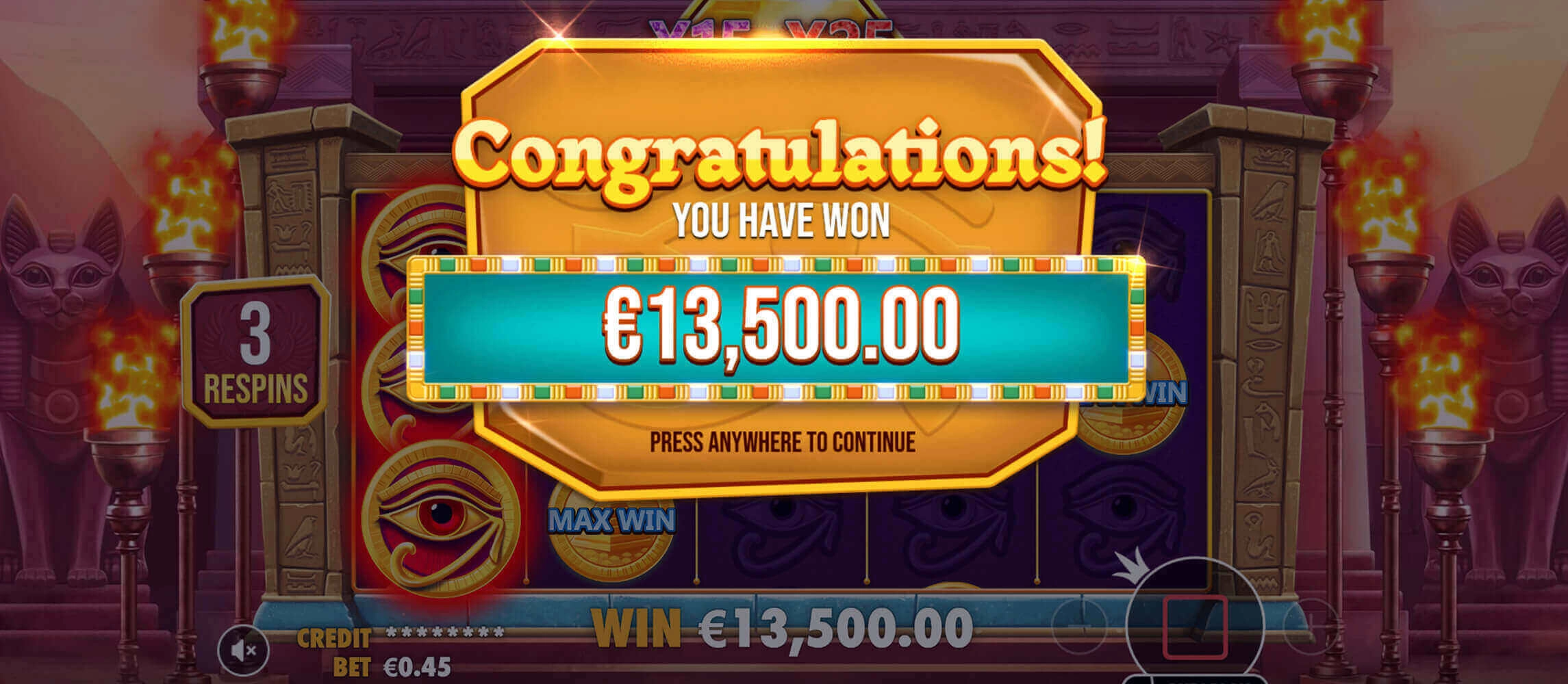 Big win on Pragmatic Play's Mummy's Jewels 100
