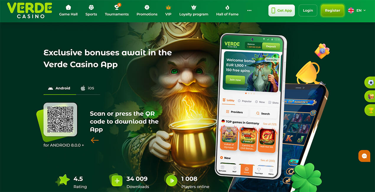Verde casino mobile app