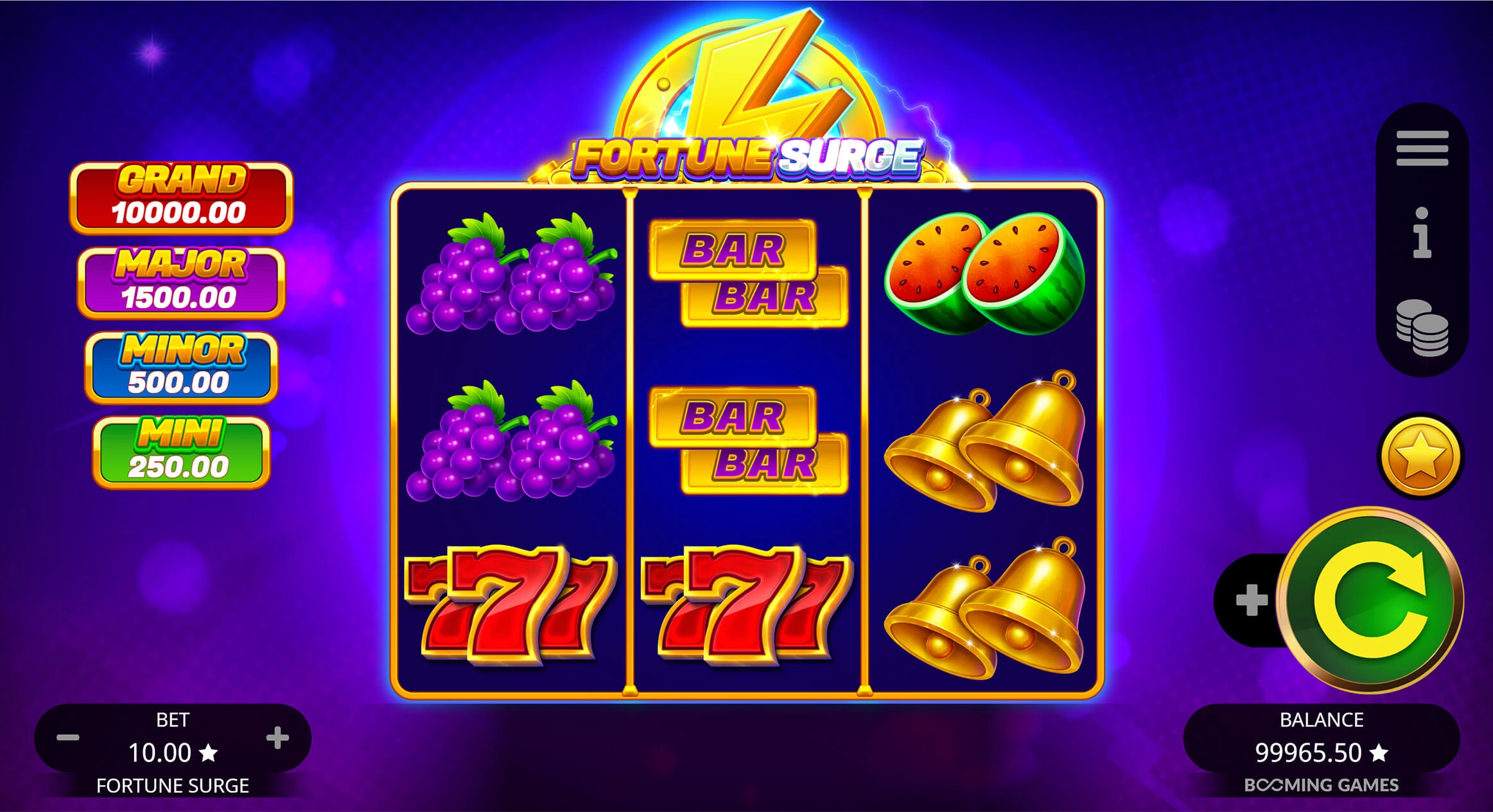 Fortune Surge by Booming Games