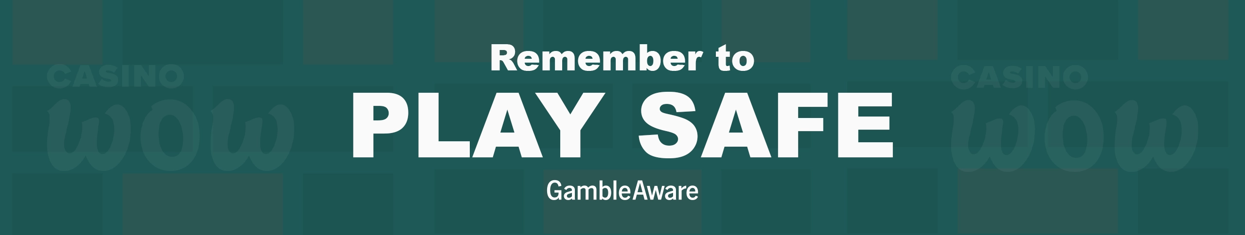 Responsible Gambling & Play Safe