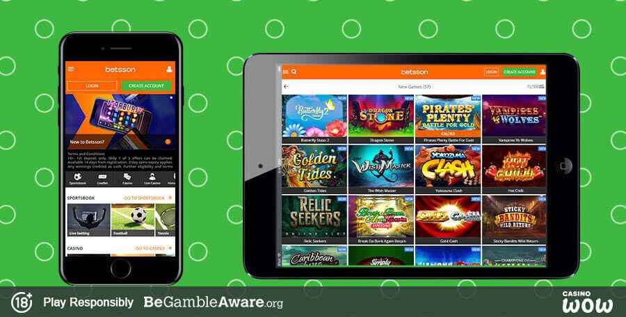 Betsson Mobile Casino