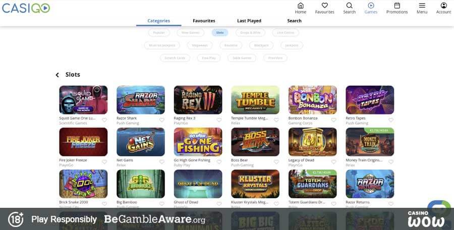 CasiGO Casino Games