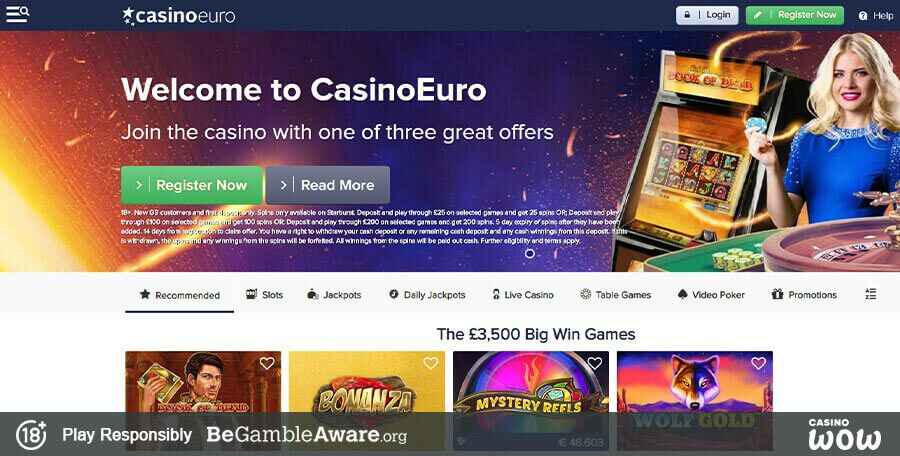 CasinoEuro Lobby