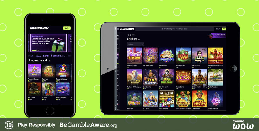 Immerion  Mobile Casino