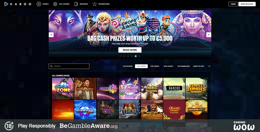 Kaboo Casino Games