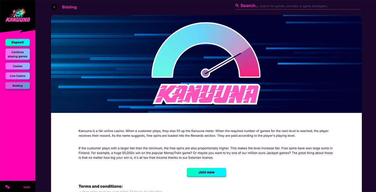 Kanuuna Meter Rewards Program