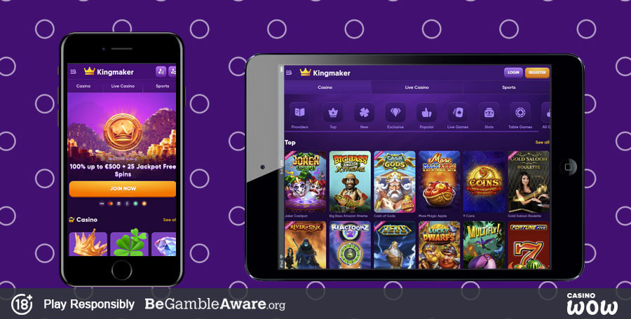 Kingmaker Mobile Casino