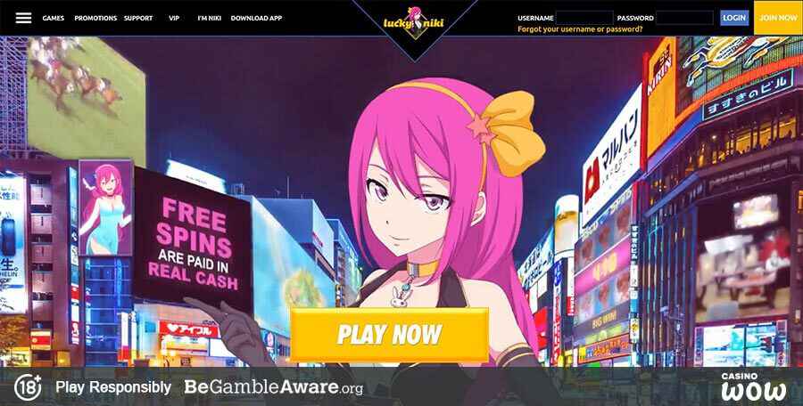 LuckyNiki - The Thrills of a Japan Themed Online Casino