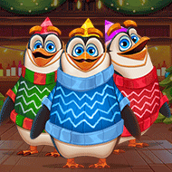 Penguins Christmas Party Time