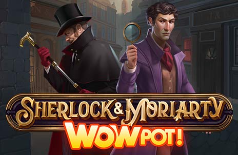 Play Sherlock and Moriarty WowPot online slot game