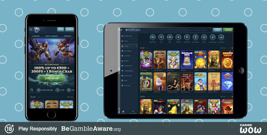 Slotuna Mobile Casino