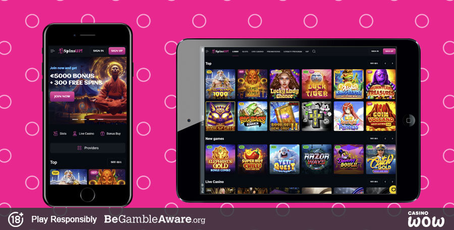 SpinsUp Mobile Casino