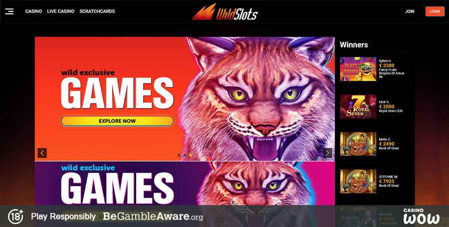 WildSlots Casino Games