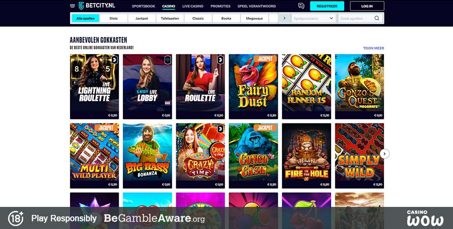 BetCity Casino Games