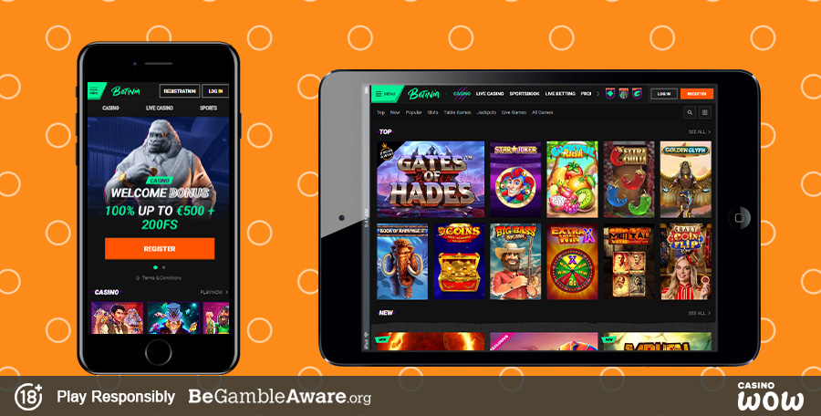 Betinia Mobile Casino