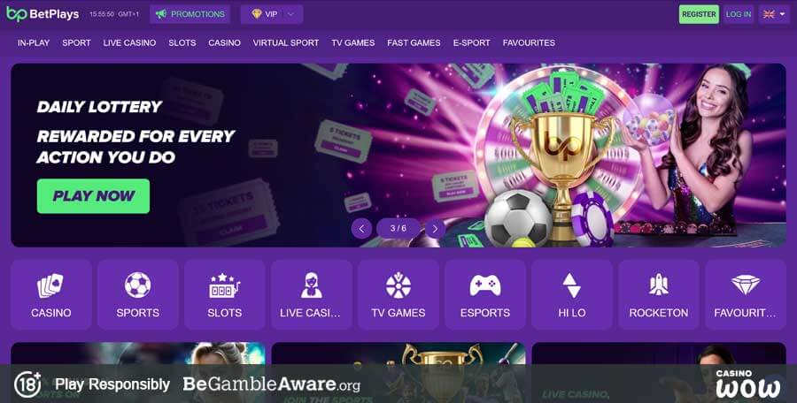 BetPlays Casino Lobby
