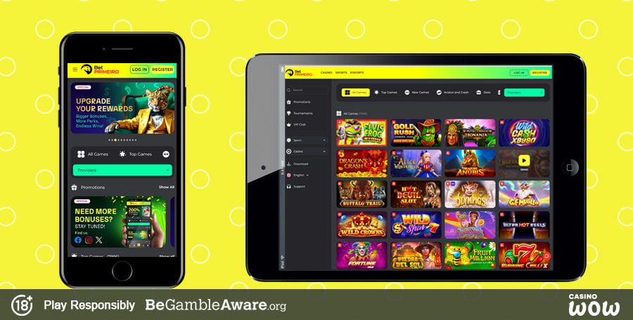 BetPrimeiro Mobile Casino