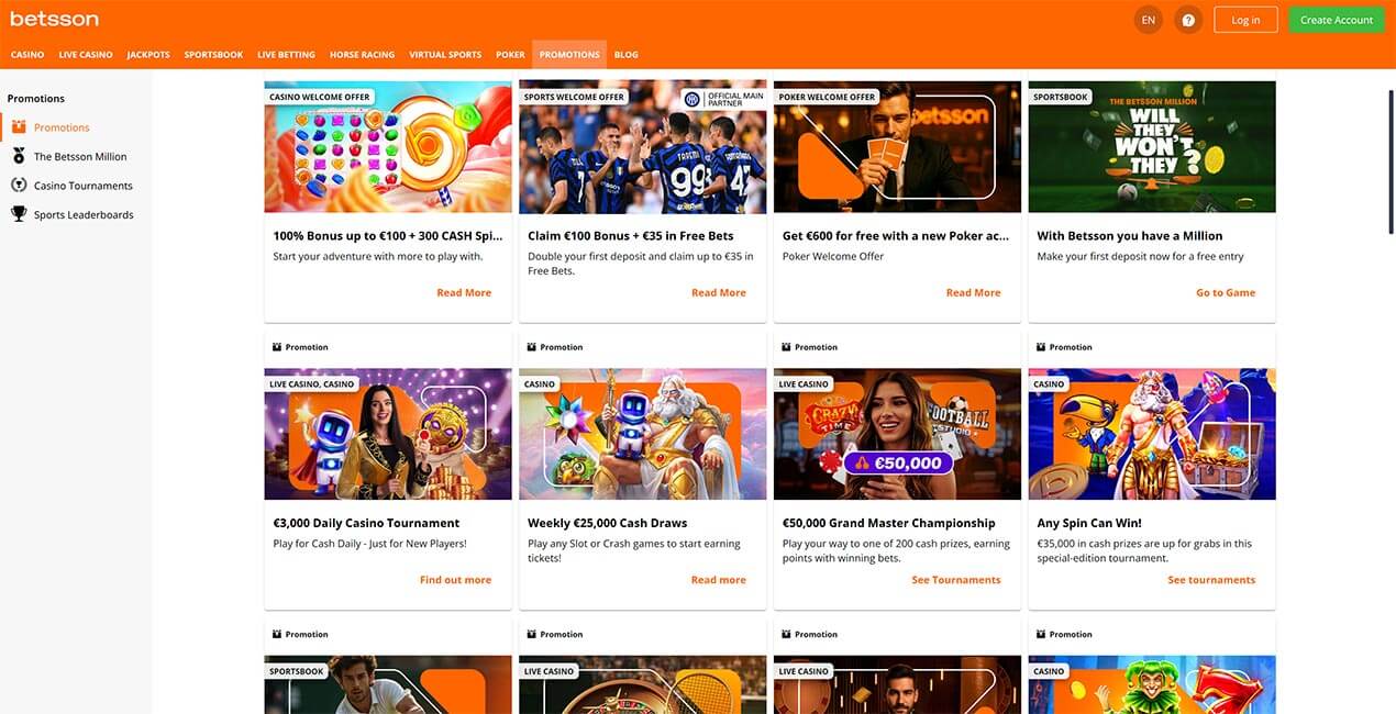 Betsson casino promotions Betsson casino promotions