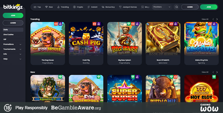 BitKingz Casino Games