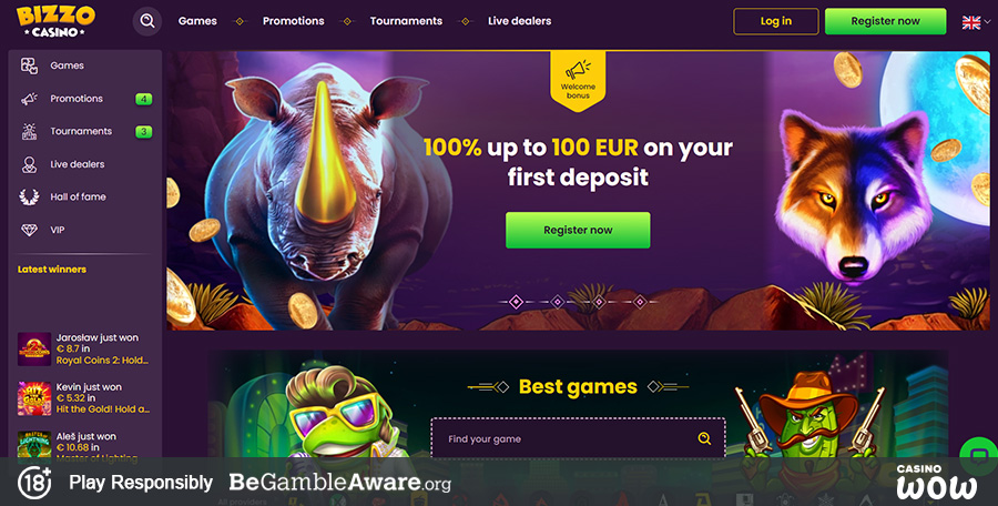 Bizzo Casino Games