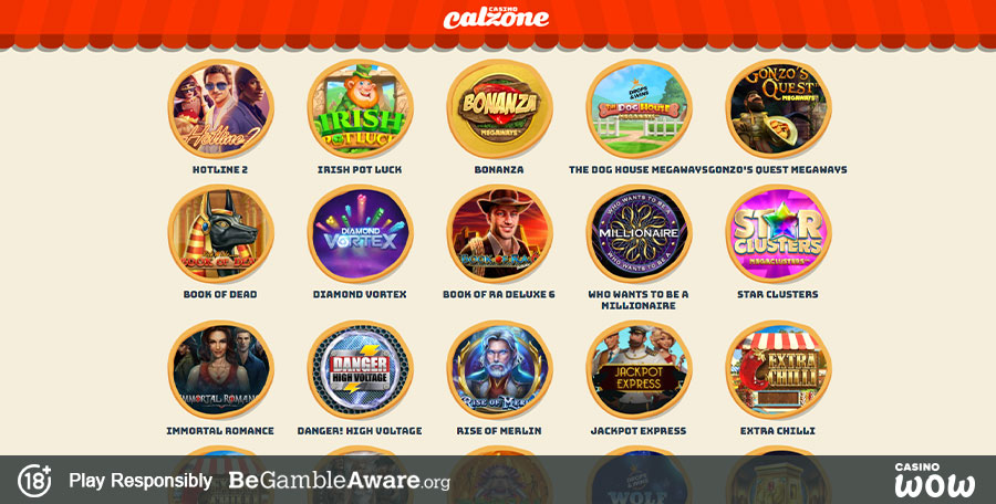 Casino Calzone Games