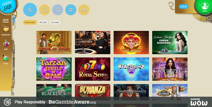 Casino Lab Games