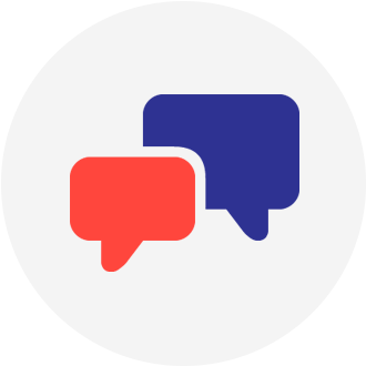 FAQ conversation icon