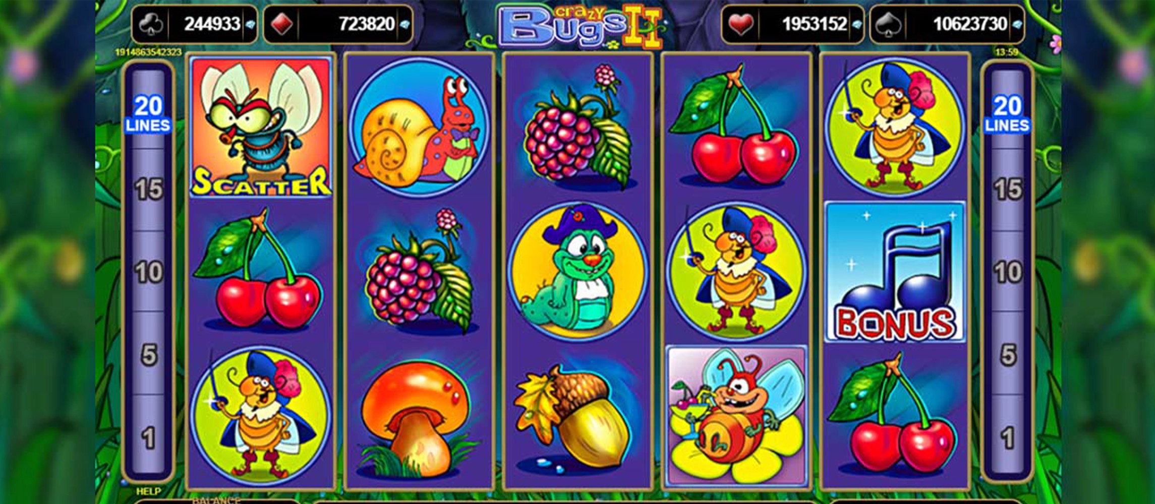 Crazy Bugs 2 by EGT