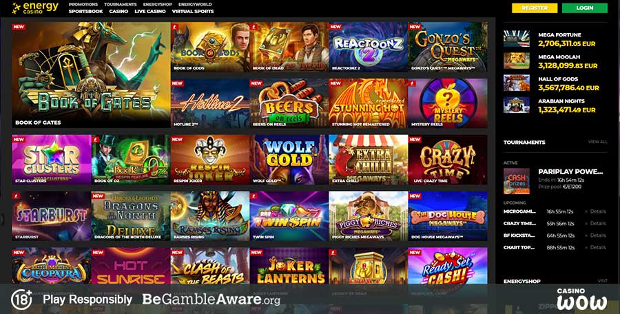 EnergyCasino Games