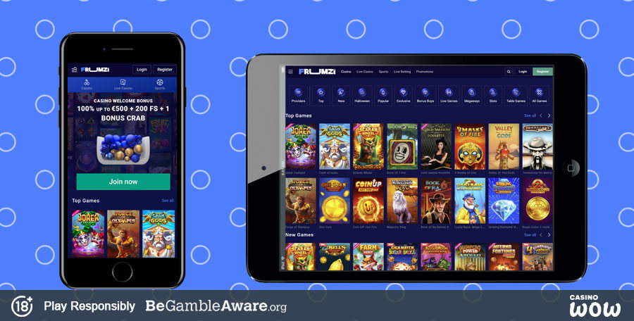 Frumzi Mobile Casino