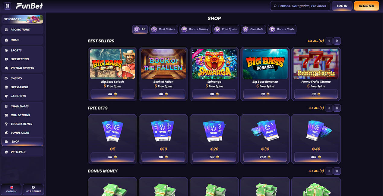 Funbet casino login