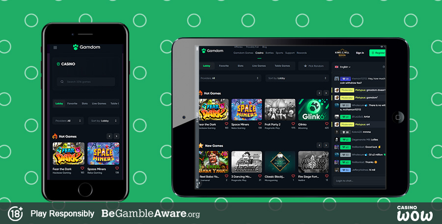 Gamdom Mobile Casino