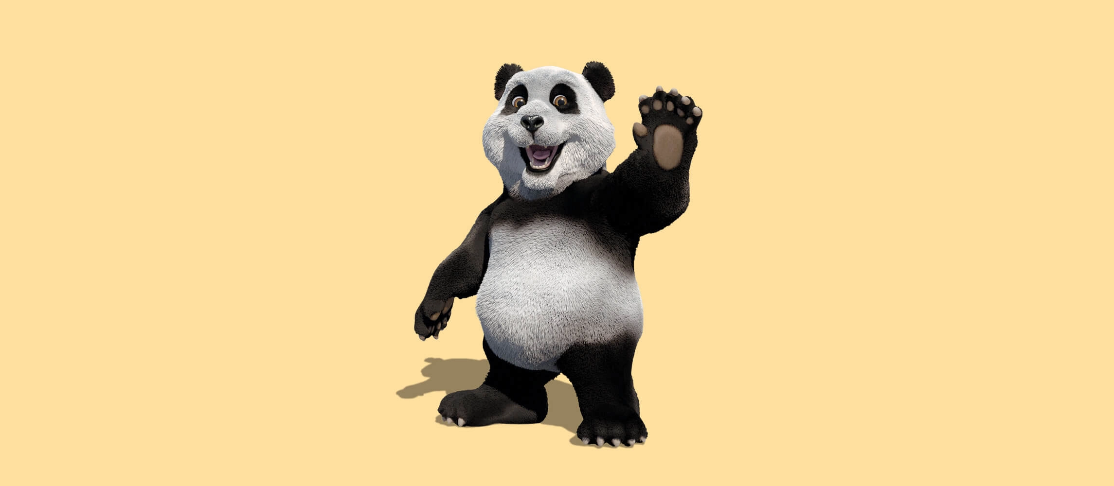 Royal Panda Mascot