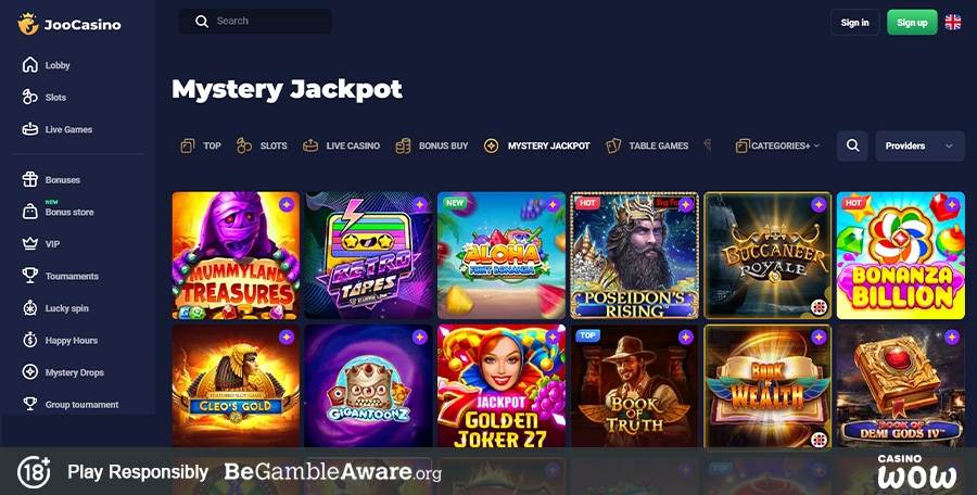 Joo Casino Games