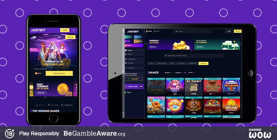 JustBit Mobile Casino