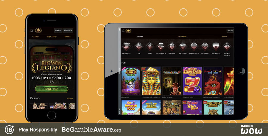 Legiano Mobile Casino