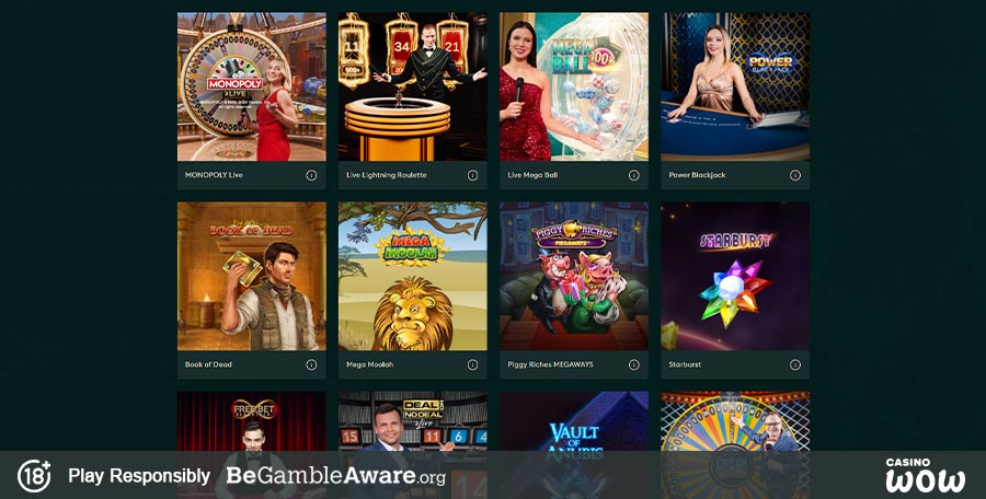 LiveCasino Games