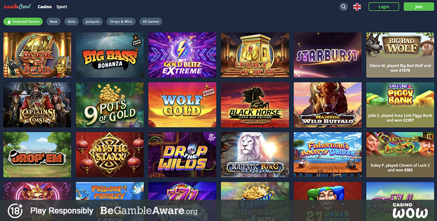 Luckland Casino Games