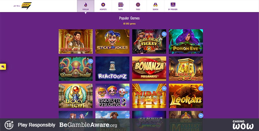 Lucky Casino Games