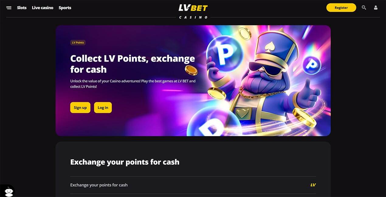 Lv Bet Kaszinó LV Pontok