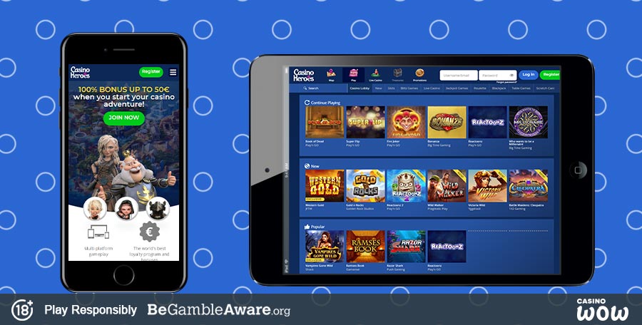 Mobile Casino Heroes 